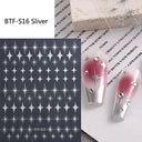 Shimmer 3D Nail Stickers For DIY Nails