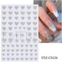 Shimmer 3D Nail Stickers For DIY Nails