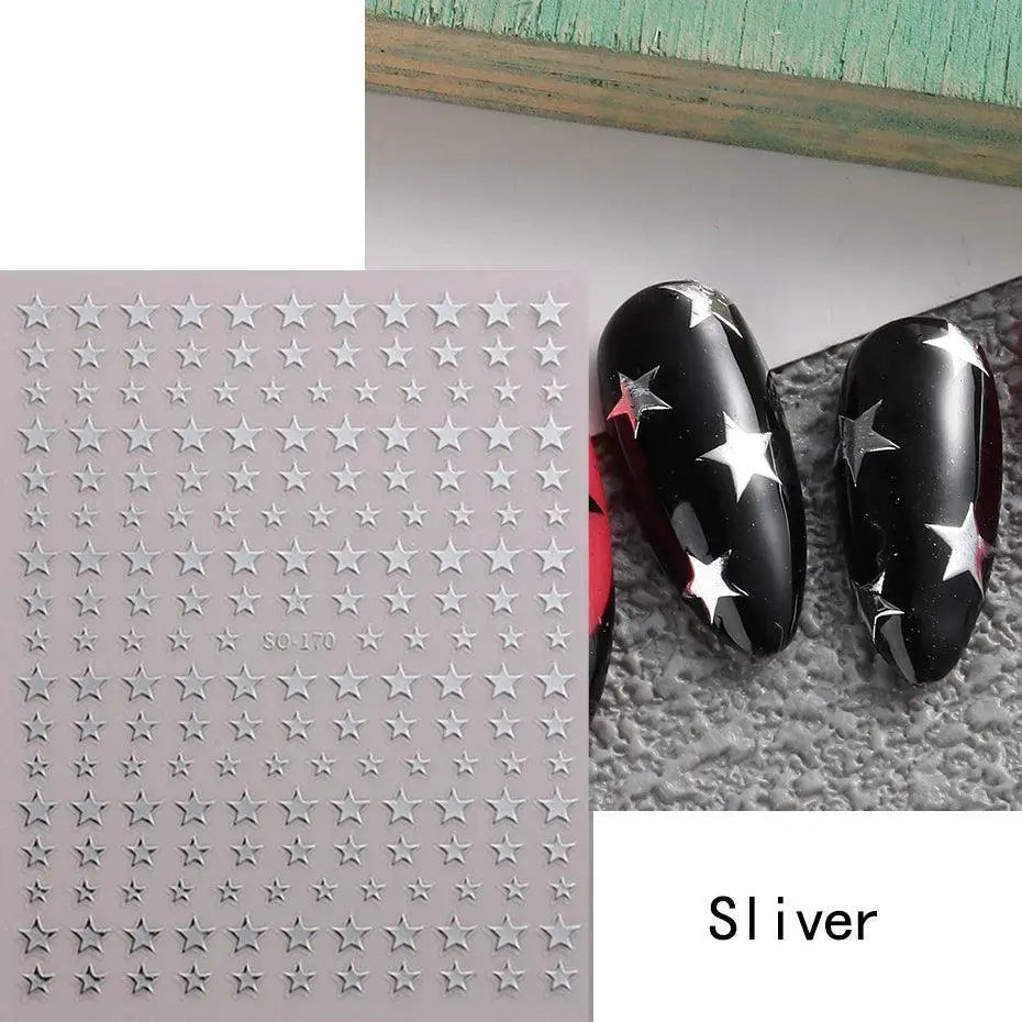 Shimmering Starlight Nail Stickers Chic Adhesive Decor — product view 13