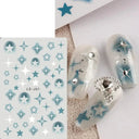 Shimmer 3D Nail Stickers For DIY Nails
