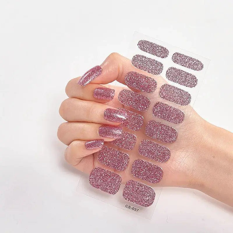 Shiny Nail Art Stickers Elevate Glamorous Manicures