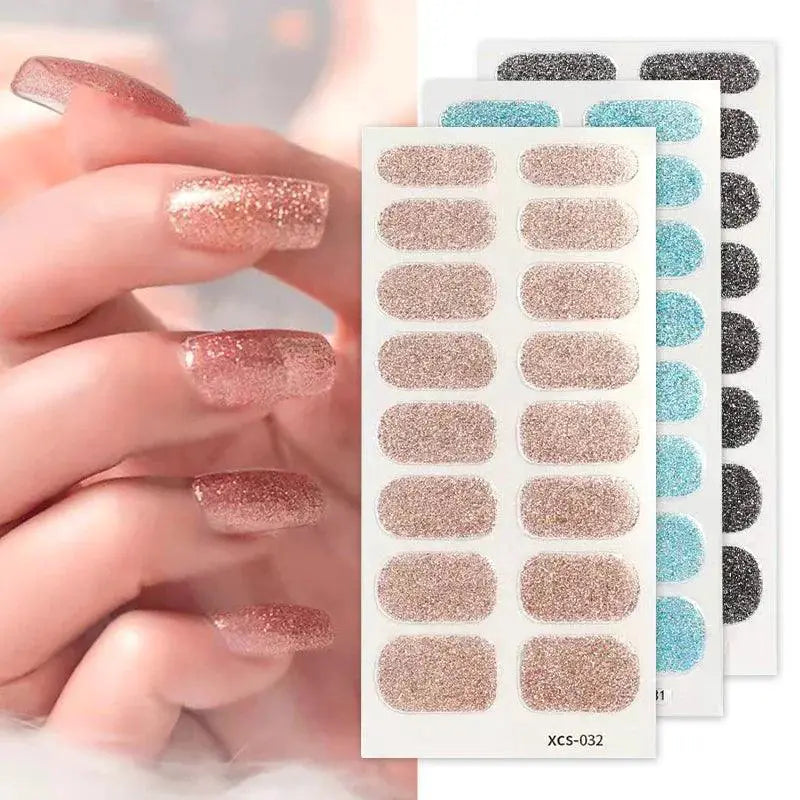 Shiny Nail Art Stickers Elevate Glamorous Manicures