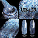 Shiny Pink Red Gel Nail Polish Reflective Long-Lasting Glamour