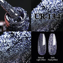 Shiny Pink Red Gel Nail Polish Reflective Long-Lasting Glamour