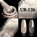 Shiny Pink Red Gel Nail Polish Reflective Long-Lasting Glamour