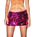 Shiny Sequins Bodycon Mini Skirt Sparkle & Shine Anywhere