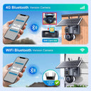Dual-Lens Solar Security Camera for Homes