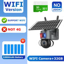 Dual-Lens Solar Security Camera for Homes