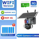 Dual-Lens Solar Security Camera for Homes