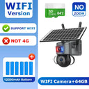 Dual-Lens Solar Security Camera for Homes