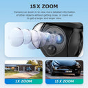 Dual-Lens Solar Security Camera for Homes