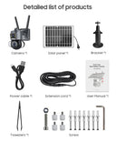 Dual-Lens Solar Security Camera for Homes