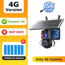 Dual-Lens Solar Security Camera for Homes