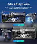 Dual-Lens Solar Security Camera for Homes