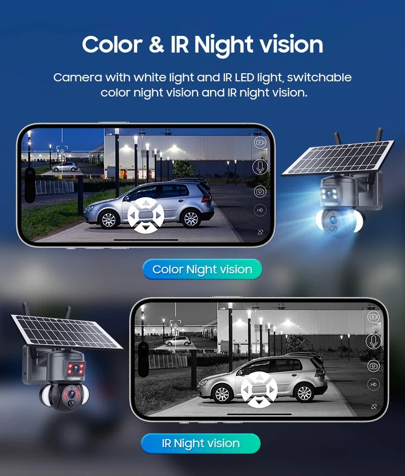 Dual-Lens Solar Security Camera for Homes — product view 17