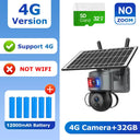 Dual-Lens Solar Security Camera for Homes