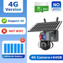 Dual-Lens Solar Security Camera for Homes