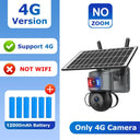 Dual-Lens Solar Security Camera for Homes