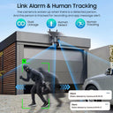 Dual-Lens Solar Security Camera for Homes