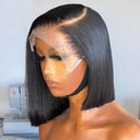 Short Bob Wig with Brazilian Hair Lace Front Quality