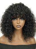 Natural Look Wig for Events Curly Bob