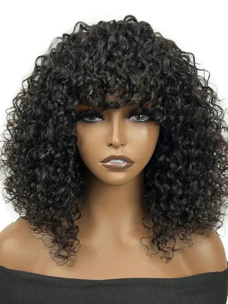 Short Honey Blonde Curly Bob Wig Chic Sophisticated Style