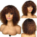 Natural Look Wig for Events Curly Bob