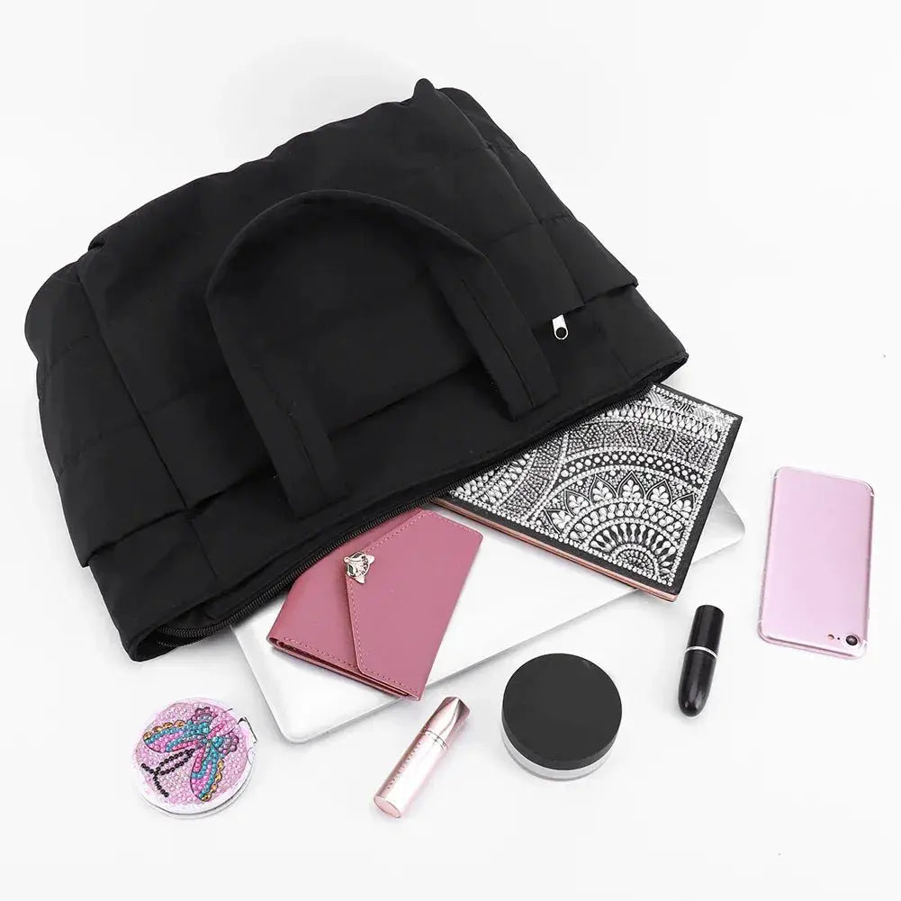 Shoulder Bag For Women Large Capacity Nylon Puffy Purse - OurLum.com