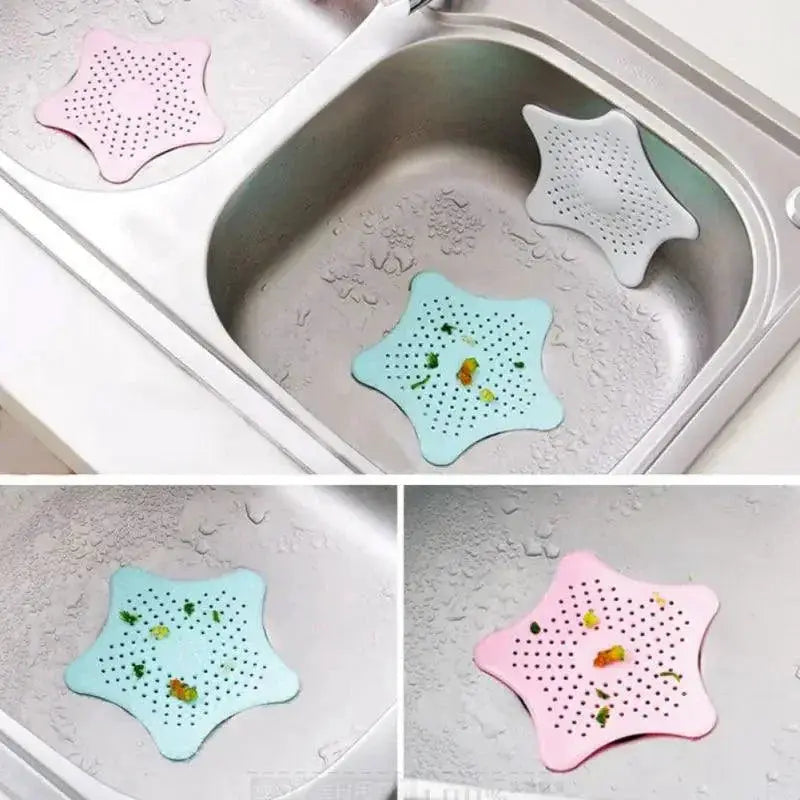 Shower Drain Silicone Filter Hair Stopper Kitchen Strainer