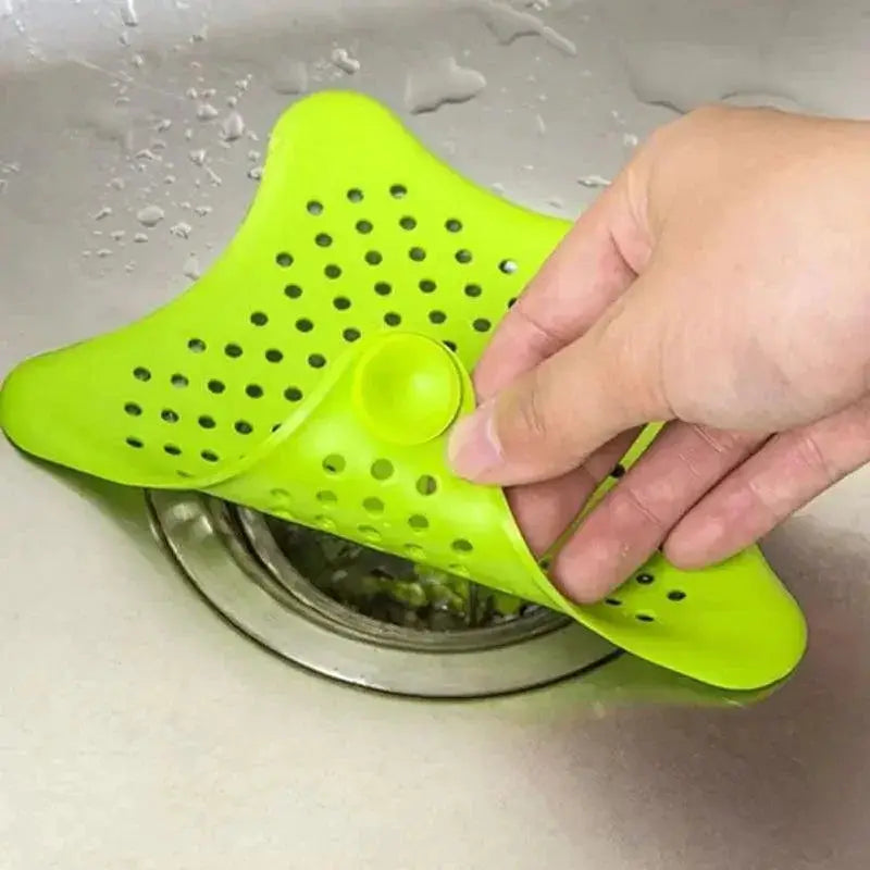 Shower Drain Silicone Filter Hair Stopper Kitchen Strainer