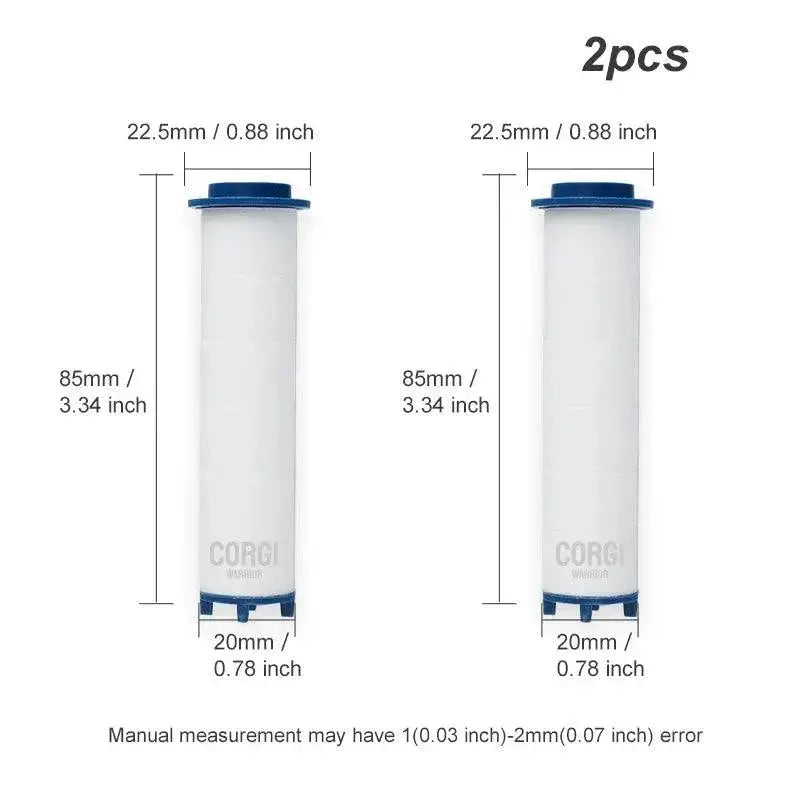Shower Head Filter Set for Pure Water Spa Experience Upgrade