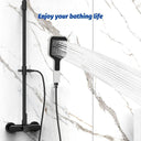 Luxe Rainfall Shower Head High Pressure Water Saving