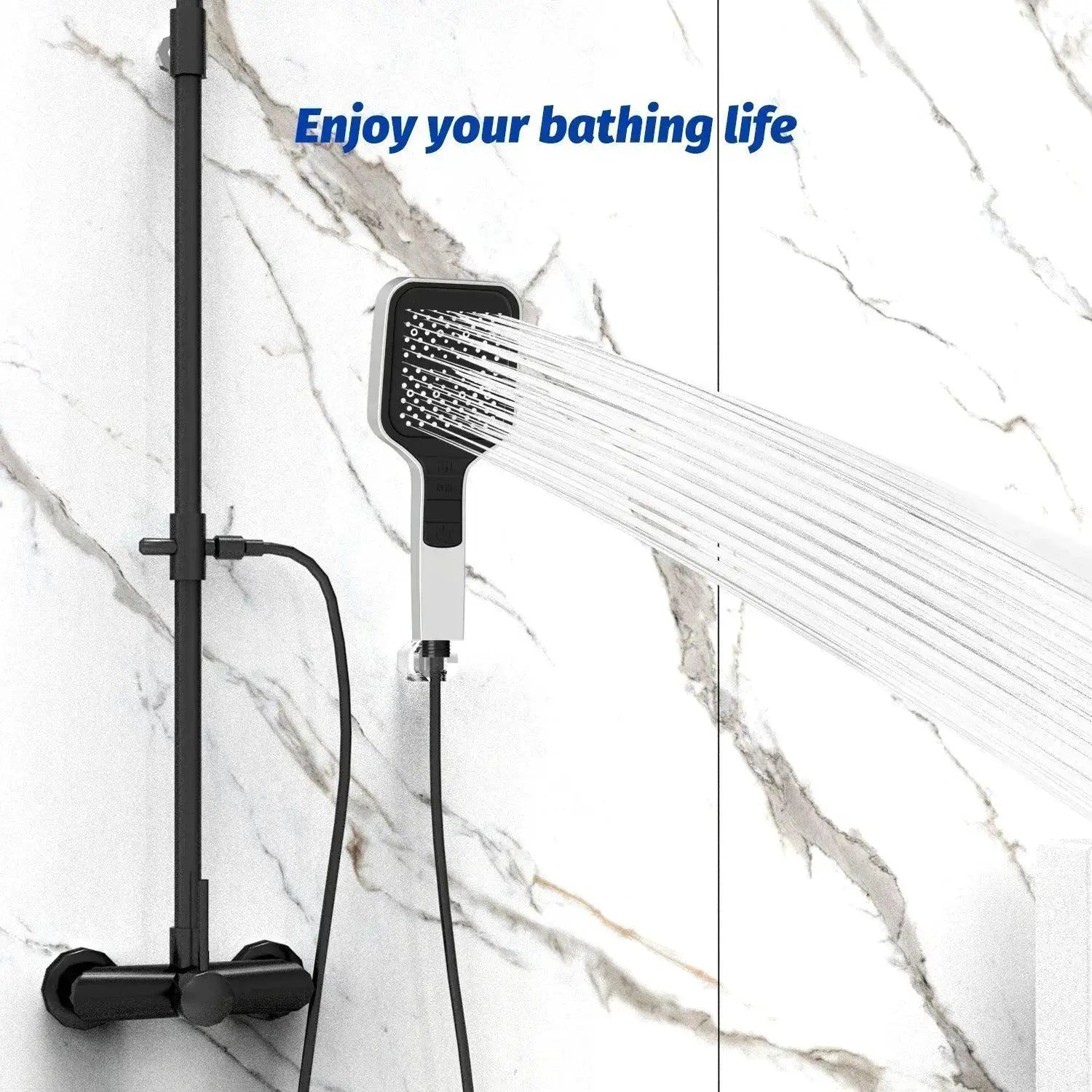 Luxe Rainfall Shower Head High Pressure Water Saving