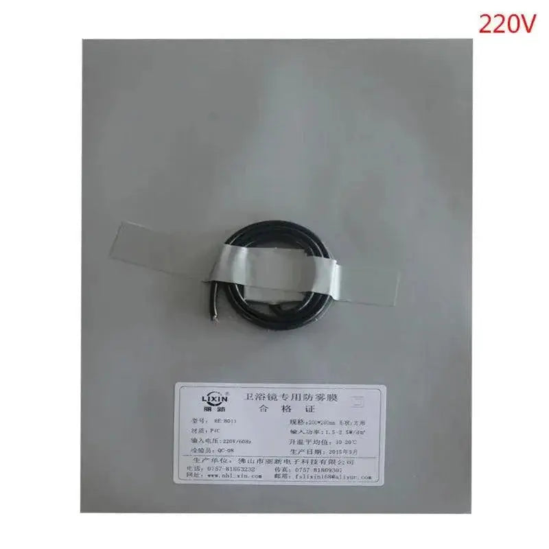 Shower Mirror Anti - Fog Film With Electronic Heating