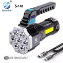 SHUSTAR S-141 LED Flashlight Powerful Rechargeable Torch