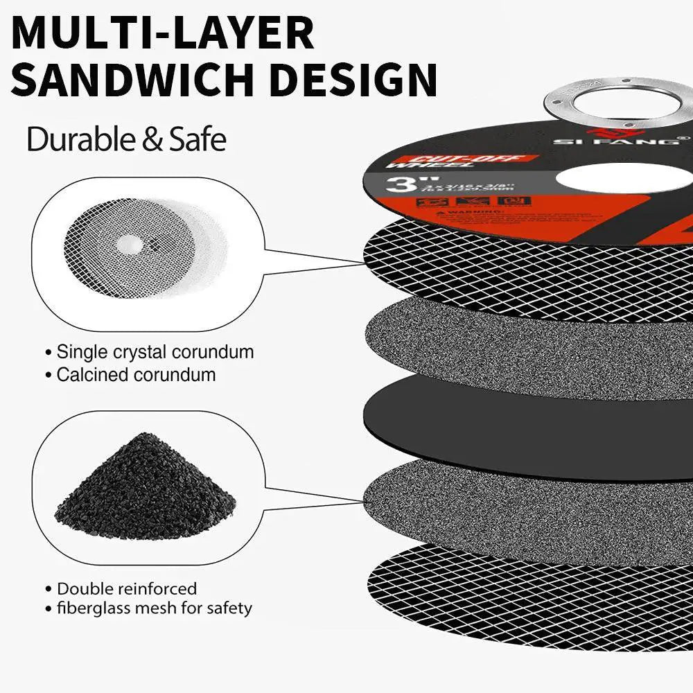 Sifang 3 Inch Metal Cutting Disc Blade For Angle Grinders