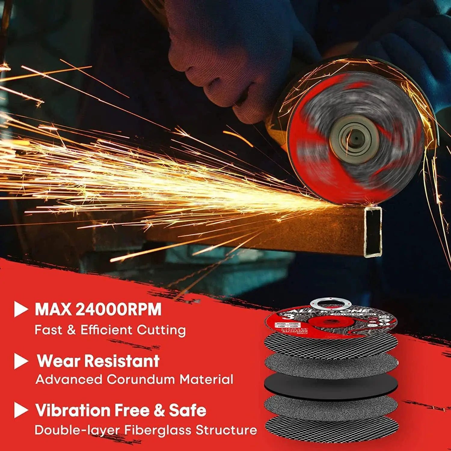 Sifang 3 Inch Metal Cutting Disc Blade For Angle Grinders