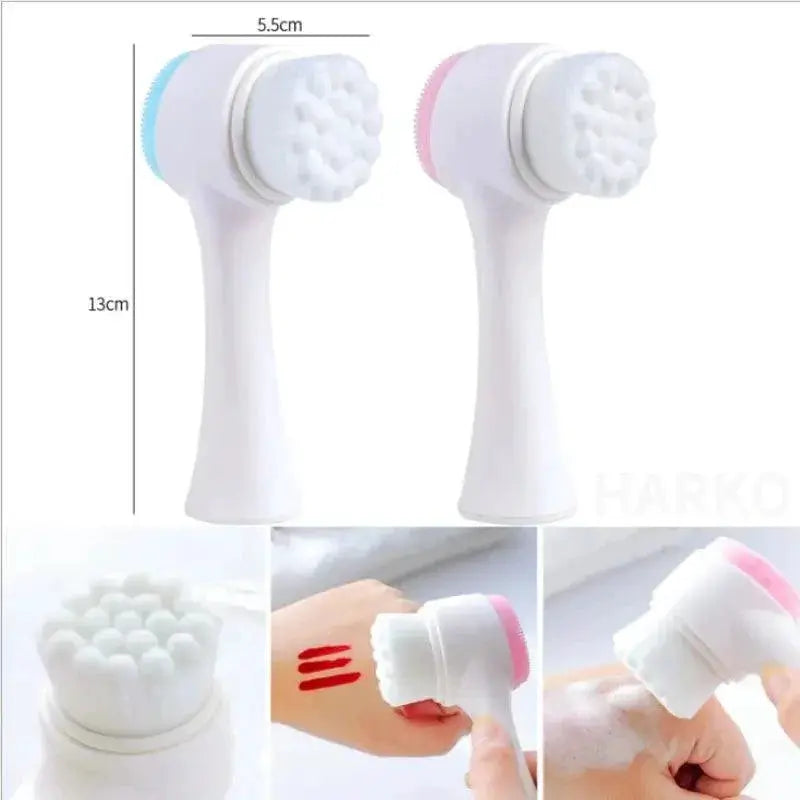 Silica Gel Dual Sided Cleanser For Blackhead Exfoliation