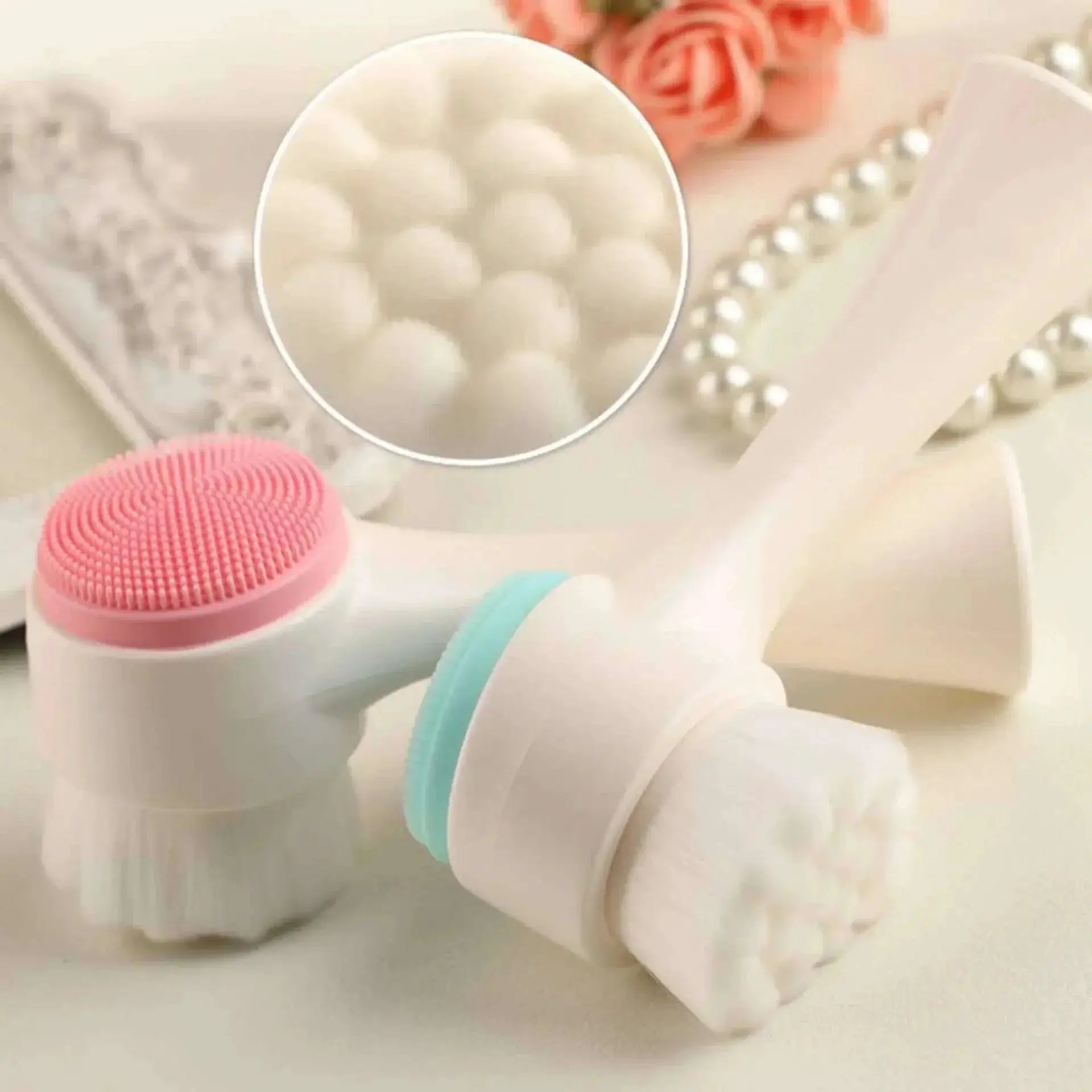 Silica Gel Dual Sided Cleanser For Blackhead Exfoliation