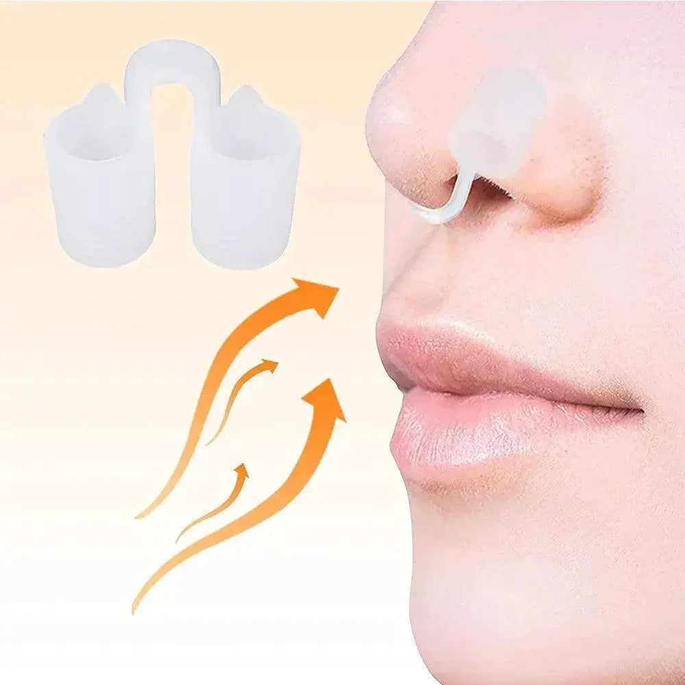 Silicone Anti Snoring Clip For Hygienic Sleep Aid Comfort