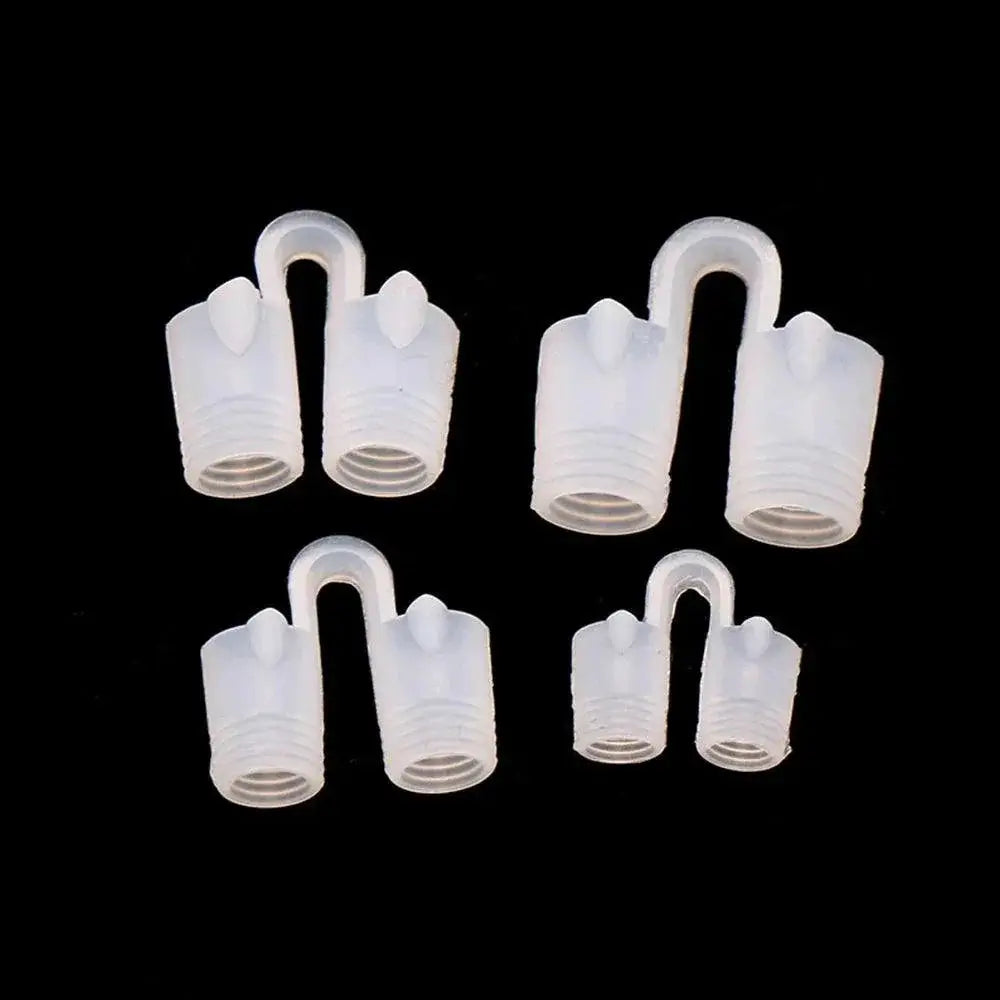 Silicone Anti Snoring Clip For Hygienic Sleep Aid Comfort