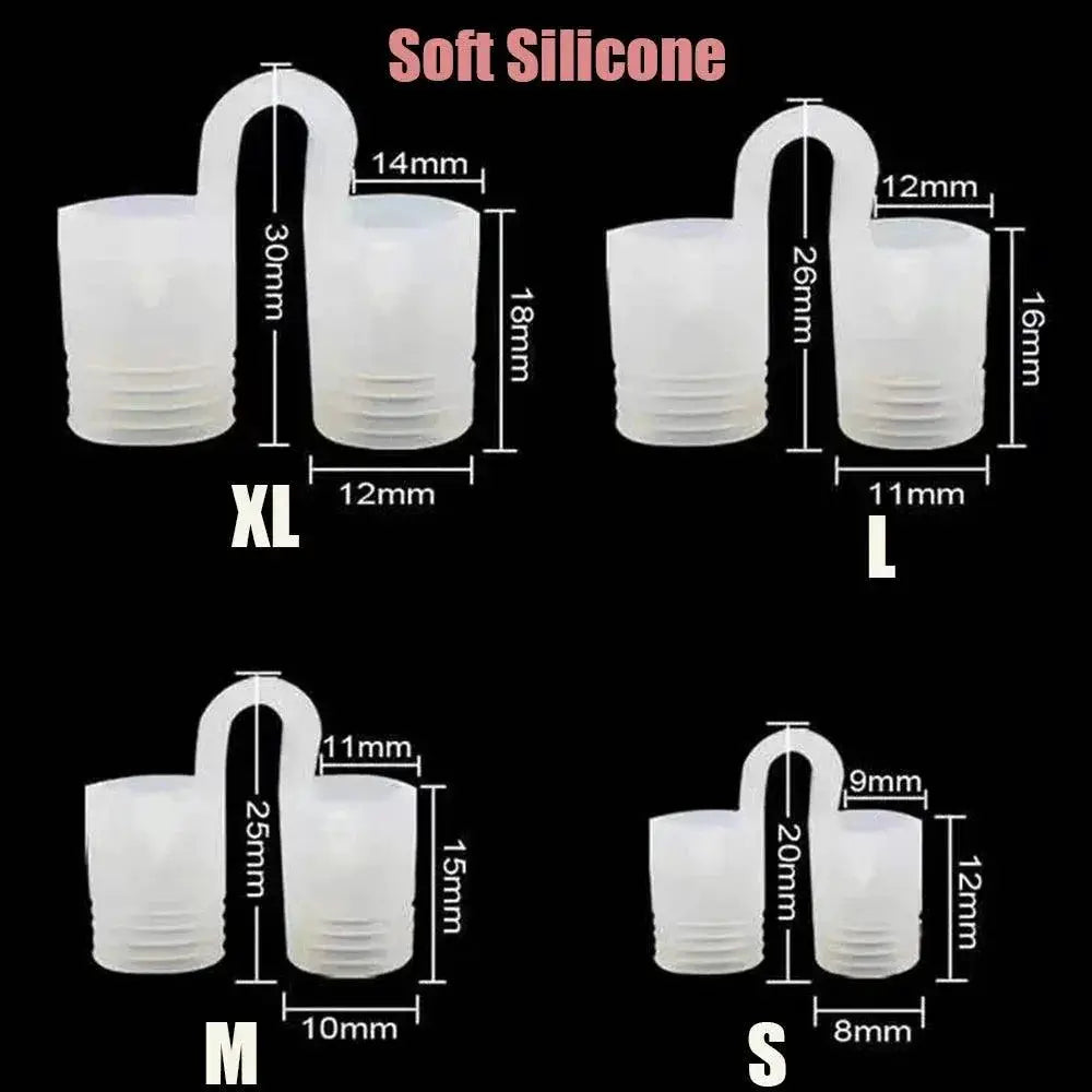 Silicone Anti Snoring Clip For Hygienic Sleep Aid Comfort
