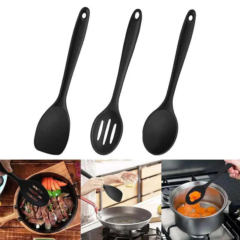 Silicone Cooking Spoon Heat Resistant Nonstick Utensil