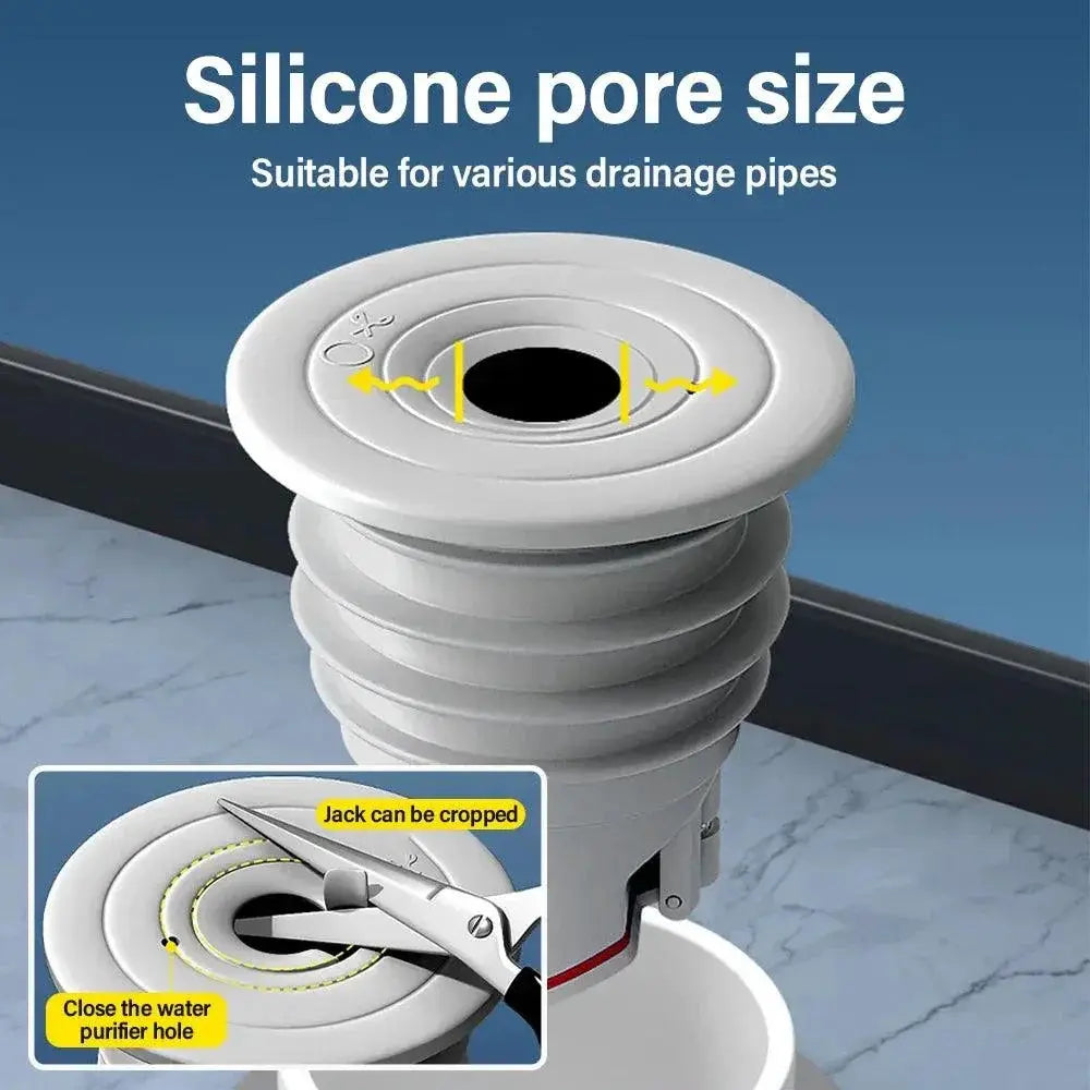 Silicone Drain Sealing Ring Anti Odor Shower Kit Set