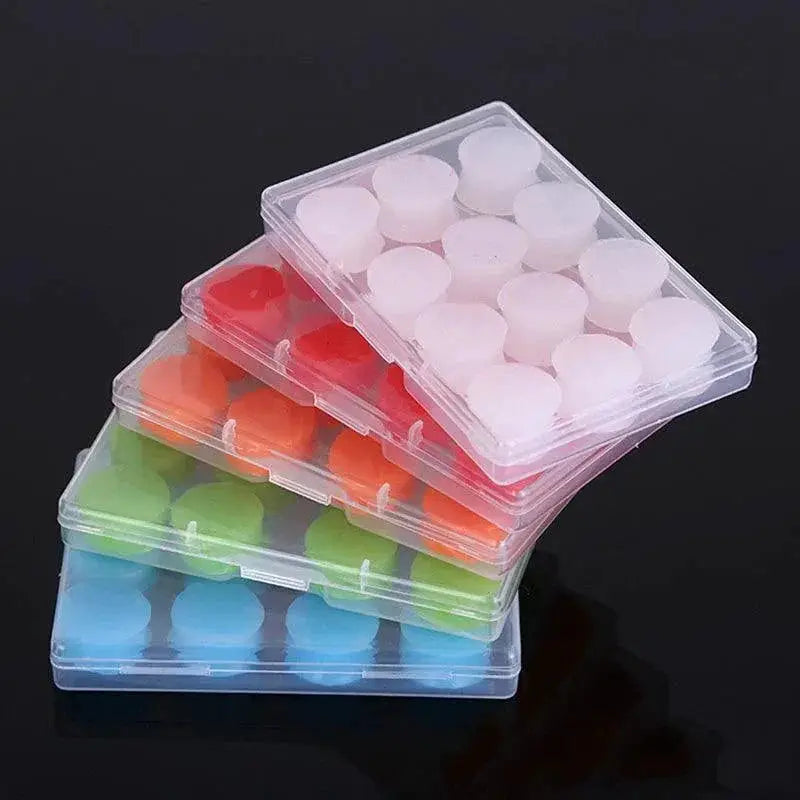 Silicone Ear Plugs Premium Noise Reduction For Sleep