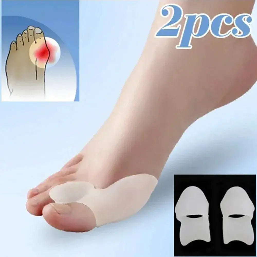 Silicone Gel Toe Corrector And Bunion Protector Set Pain