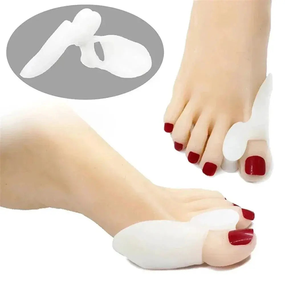 Silicone Gel Toe Corrector And Bunion Protector Set Pain