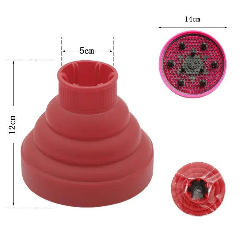 Heat-Protecting Hair Diffuser Drying — Blue 2