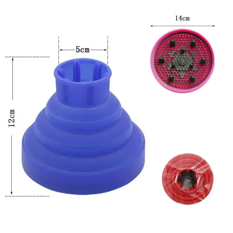 Heat-Protecting Hair Diffuser Drying — pink
