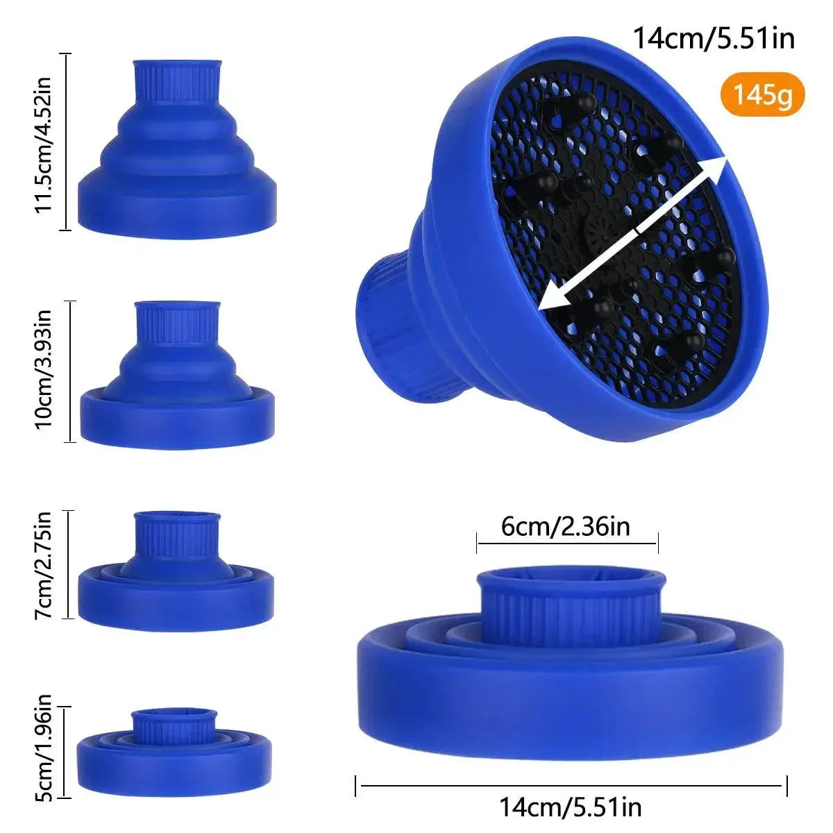 Heat-Protecting Hair Diffuser Drying — product view